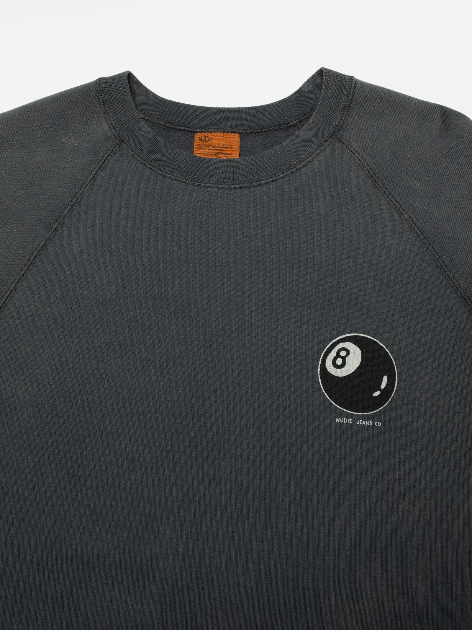 Nudie Palle Sweatshirt Knock-Topus Antracite - Image 3