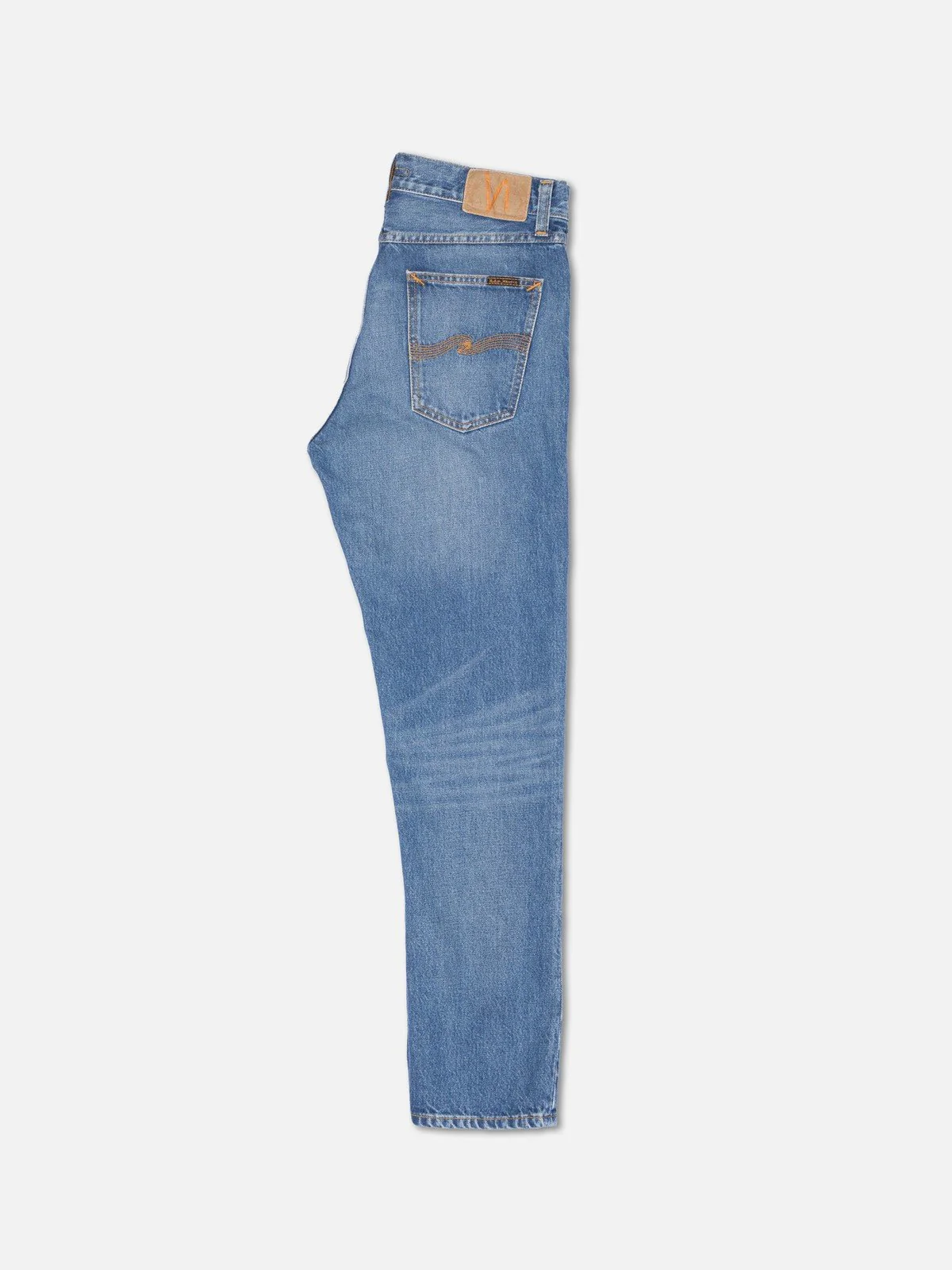 Nudie Steady Eddie II Denim Jeans Blue Haze - Image 3