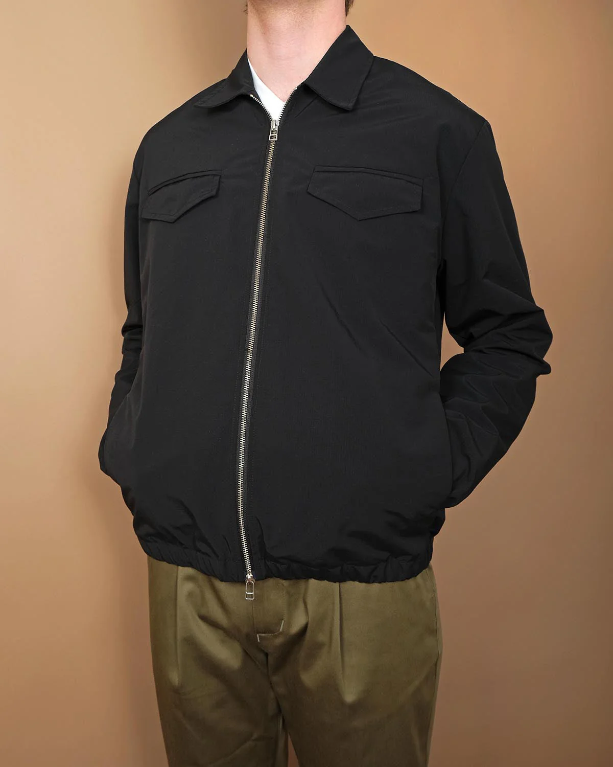 Outclass Ripstop Coachs Jacket Black - Image 7