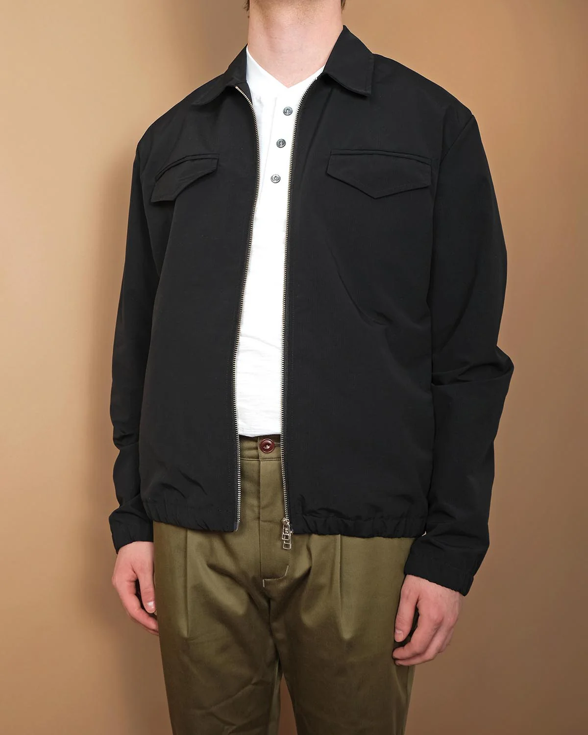 Outclass Ripstop Coachs Jacket Black - Image 8