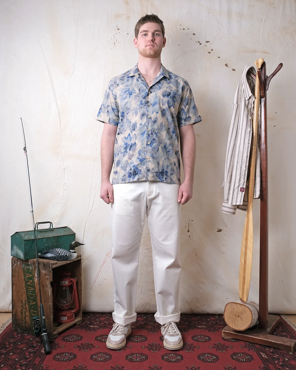 Outclass S/S Havana Shirt - Indigo Bloom - Image 5