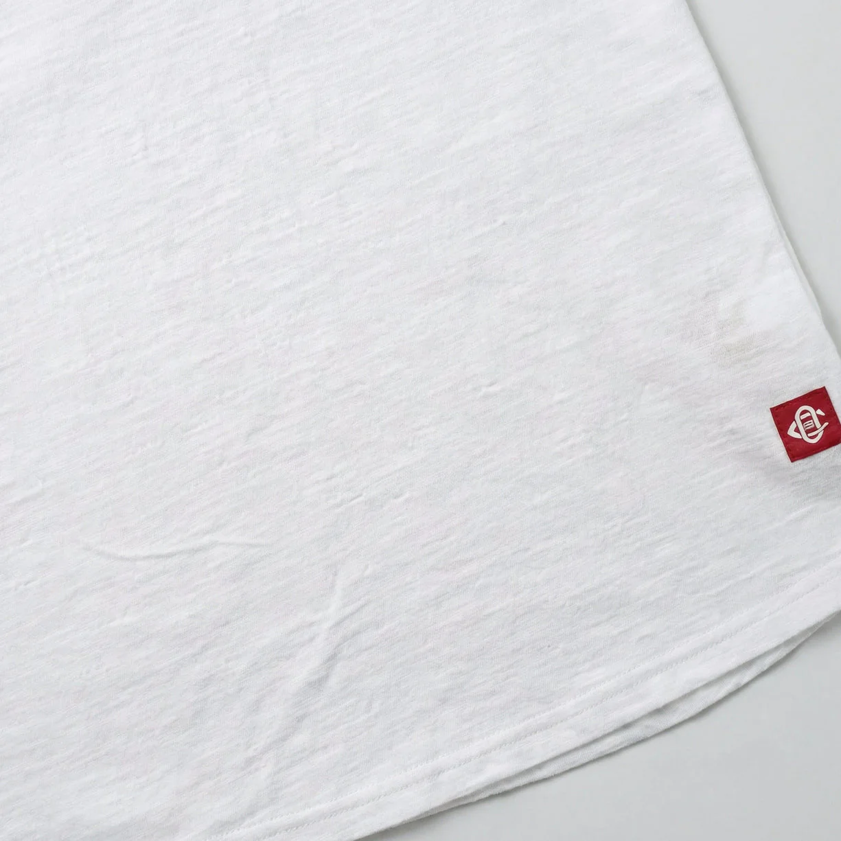 Outclass Slub S/S Henley - White - Image 4