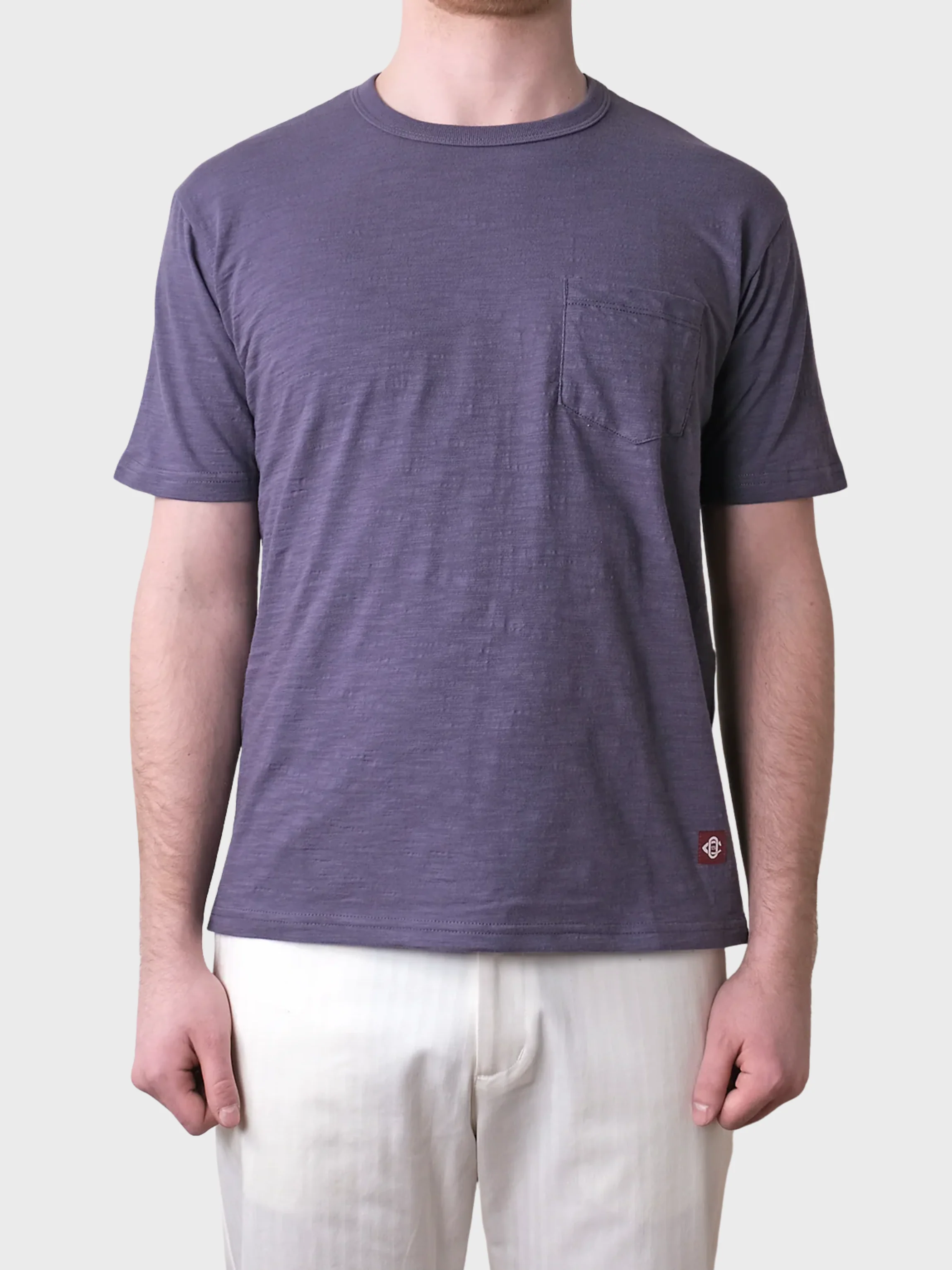 Outclass Slub S/S Pocket T-Shirt - Violet
