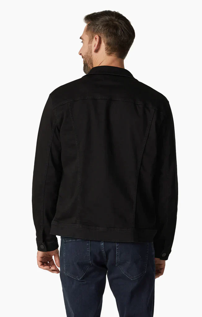 34 Heritage - Travis Black Brushed Denim - Image 6